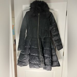 Venus Peplum Puffer coat